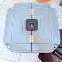 Grande base per ombrellone da giardino con borsone