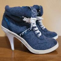 Scarpe con lacci e tacchi n.37