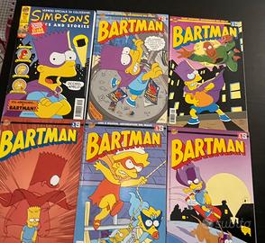 Simpson fumetti BARTMAN collezione completa 1-5