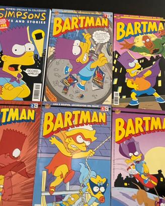 Simpson fumetti BARTMAN collezione completa 1-5