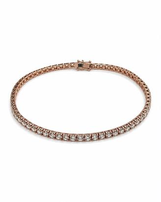 Bracciale tennis oro rosa e brillanti 2.65 ct