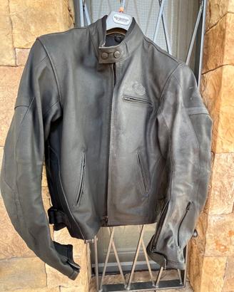 Giacca da moto in vera pelle bovina – Taglia L