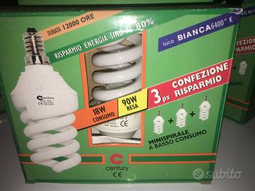 Mini Spirale basso consumo Century 18W E14