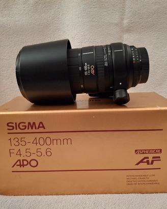Obiettivo Sigma 135-400 mm F4.5-5.6 APO