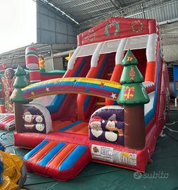 Scivolo natalizio - gioco gonfiabile natale