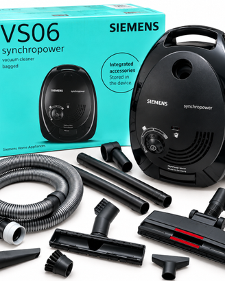 Siemens VS06 synchropower – Aspirapolvere con sacc