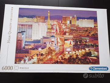 Puzzle 6000 pezzi Las Vegas mai montato