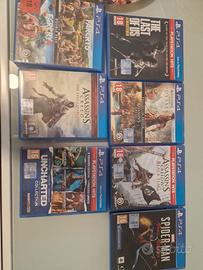 playstation 4 + 2 joystick +7 giochi