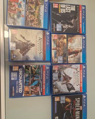 playstation 4 + 2 joystick +7 giochi