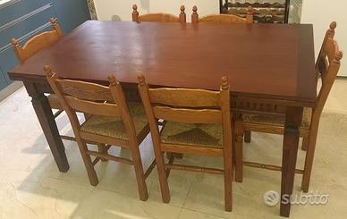 Tavolo sala o cucina in legno