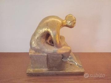 Scultura antropica ottone - Antonio Violano
