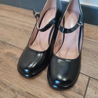 Scarpe donna nero lucido n.38