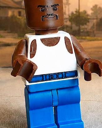 Brick Lego 20cm CJ GTA San Andreas