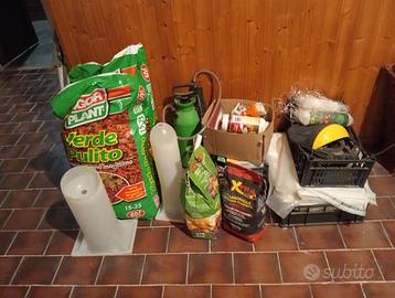 Materiale vario da orto e giardino