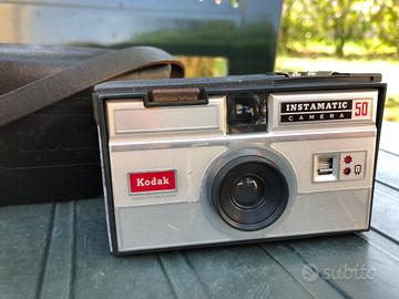 Kodak Instamatic Camera 5 Vintage custodia cuoio