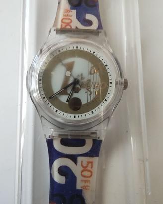 Orologio vintage commemorativo "Euro 2002" - Nuovo