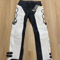 Pantaloni in pelle da moto donna