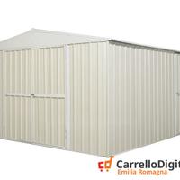 Box prefabbricato in acciaio 360x430cm avorio