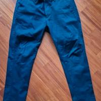 Pantalone uomo o ragazzo cotone 100% blu taglia 46