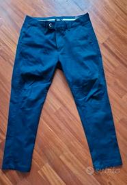 Pantalone uomo o ragazzo cotone 100% blu taglia 46