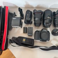 KIT CANON FULL FRAME 6D + OBIETTIVI serie L