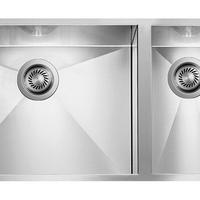 Filoquadra Lavello filotop cm. 79 x 45 - 2 vasche: