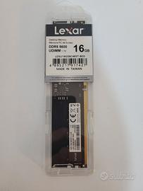 Lexar RAM DDR5 16GB 5600 MHz CL46 PC Computer