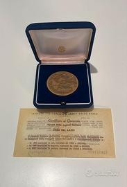 MEDAGLIA IN BRONZO - ENEA NEL LAZIO