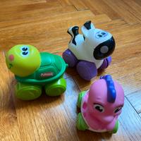 Pupazzetti con rotelle Playskool, 3 pezzi