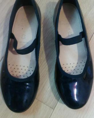 Scarpe ballerine GEOX nero lucido JR PLIÉ n°32