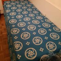 letto singolo con rete e materasso ecuscino