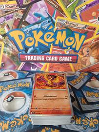 110 carte Pokémon con brillanti 