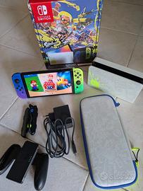 Nintendo Switch Oled Splatoon 3 + microSD e extra