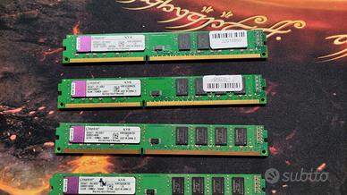 RAM KINGSTON DDR3 4 BANCHI DA 2GB/CAD