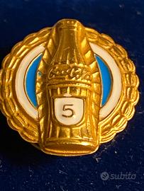 Rara spilla Coca-Cola Oro 18K