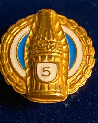 Rara spilla Coca-Cola Oro 18K