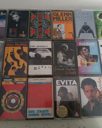 38 audiocassette originali 