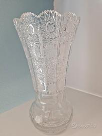 Vaso in cristallo di Boemia anni 60