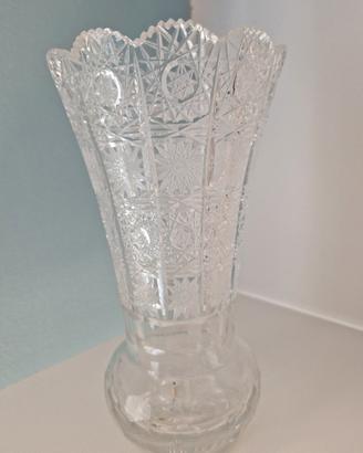 Vaso in cristallo di Boemia anni 60