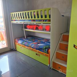 Letto a castello Moretti Compact completo 