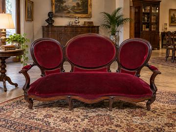 DIVANETTO ANTICO D'EPOCA – FINE '800 / INIZIO '900