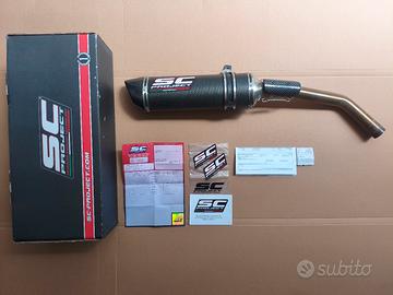 Scarico terminale SC Project carbonio Tiger 800