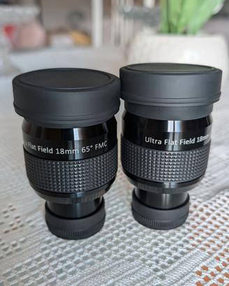 Oculari ultra flat field 18