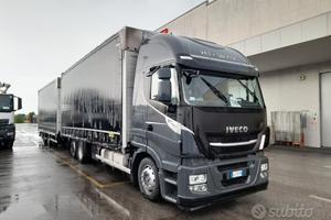 B334-Iveco Stralis 460XP rimorchio biga Wielton