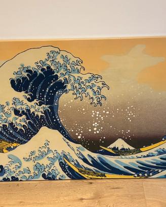 Tela “La Grande Onda” di Hokusai
