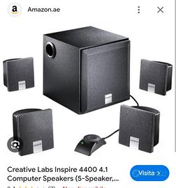 Impianto 4 speaker con subwoofer 