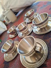 6 Tazzine caffè  con piattino ICM