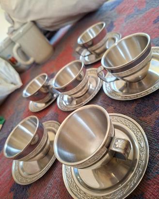 6 Tazzine caffè  con piattino ICM