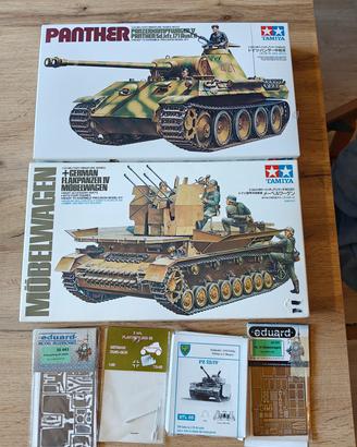 Tamiya Panther + Mobelwagen + Sd.Kfz.251 1/35