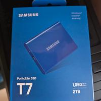 Samsung T7 ssd esterno 2TB - nuovo sigillato